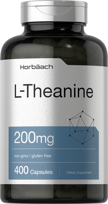 HORBAACH L Theanine 200mg | 400 Capsules | Value Size | Non-GMO