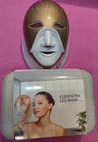 GENUINE Cleopatra Spa LED Light Therapy Mask- 7 Colors- RED BLUE