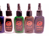 ONE TATTOO WORLD Premium Tattoo Ink Set 8 Colors 15ml Bottles - Rare Colors