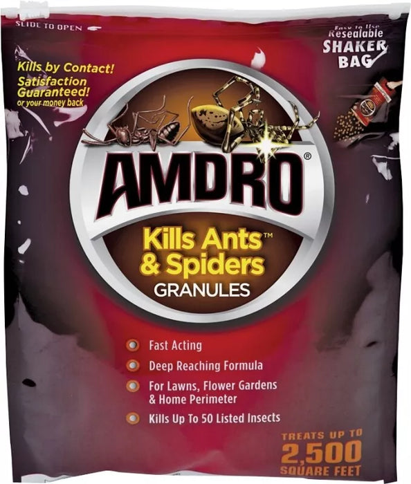 AMDRO 100099383 Ant/Spider Killer, Granular, 3 lb Bag