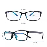 MUCH Glasses for Computers and Gamers Help with Blue Light Blocking Anti-Fatigue Glasses