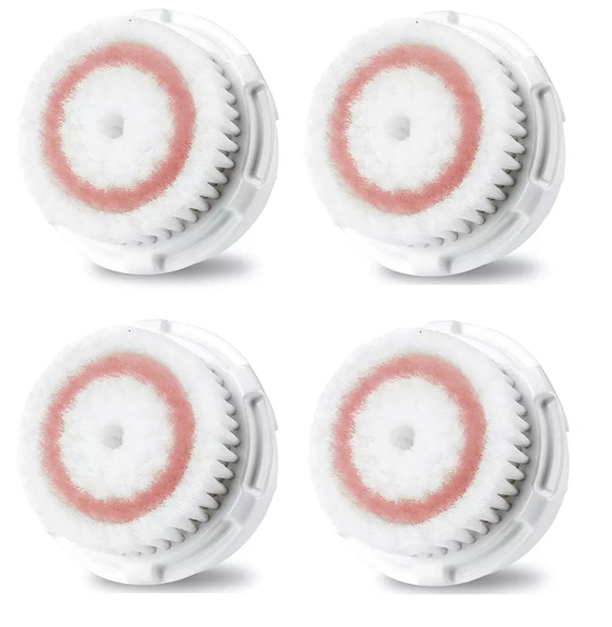 4 RADIANCE Facial Skin Care Brush Heads For Clarisonic Mia 1,2,3 Alpha
