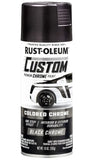 RUST-OLEUM Automotive Custom Chrome Spray Paint Choose color ( Black,Red,Blue)