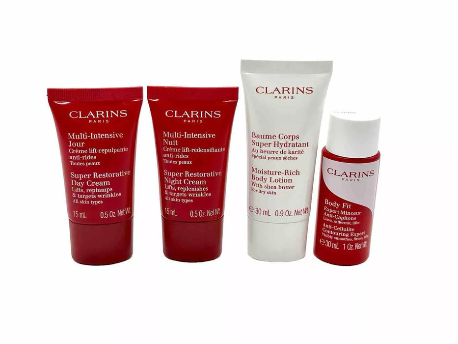 CLARINS Multi-Intensive Super Restorative Day & Night Cream Bag 5-Pc Travel Set