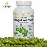 YOKABA Moringa Oleifera Leaf Powder 500mg Capsules - 250 Count