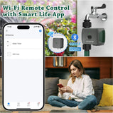 ANSETO Wifi Water Timer for Garden Irrigation System, Hose Timer for Lawn Watering System