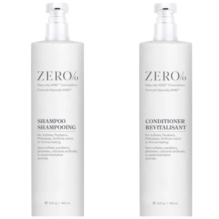 Zero% by Gilchrist & Soames Shampoo & Conditioner 15oz