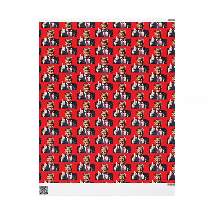Donald Trump Wrapping Paper Trump 2024 Christmas Wrapping Paper Holiday Decor (Matte 30x72)