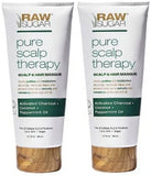 RAW SUGAR Pure Scalp Therapy Coconut + Peppermint Oil, 6.7oz (2 Pack)