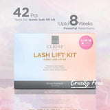 CLIONE PRIME Lash Lift Kit - 42 Pcs Eyelash Lift Kit, 5 Times Use lash Perm Kit