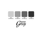 ETERNAL TATTOO INKS Neutral Gray Opaque Inks Set of 4 Bottles Graywash Shading Tones 1oz