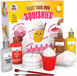 DOODLE HOG Paint Your Own Squishies Kit - Arts and Crafts for Kids