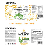 YOKABA Moringa Oleifera Leaf Powder 500mg Capsules - 250 Count