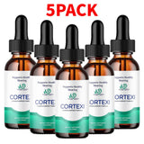 5 Pack - Cortexi Drops - For Ear Health, Hearing Support, Healthy Eardrum NEW