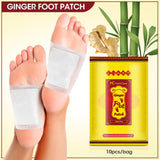 GINGER Detox Foot Pads Organic Herbal Cleansing Detox Pads - 50pcs