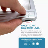 MAGNIPROS 5x Page Magnifier for Reading with Fully Dimmable LEDs for Low Vision