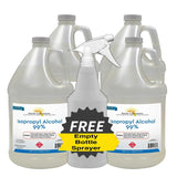 ISOPROPYL ALCOHOL 99% High Purity 4 Gallons