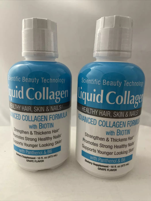 Scientific Beauty Technology Liquid Collagen Biotin+Panthenol+Vitamin B6+C (2x)