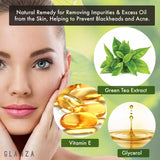 GLAMZA Green Tea Mask Stick Facial Cleansing Oil Acne Blackhead Control Deep Clean Pore