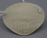 ALLIGATOR - BONE WHITE, Replaceable Elastic, Handmade  World's Best Eye Patch