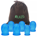 RUIZD 6 Cups Cupping Set Chinese Massage Medical Body Healthy Therapy Vacuum Suction