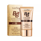 SADOER 9 in 1 Gold Snail BB Cream Sunscreen SPF 50+ Skin Repair Sunscreen'