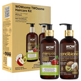 WOW SKIN SCIENCE Apple Cider Vinegar Shampoo & Avacado Oil Hair Conditioner Combo 600ml Pack 1