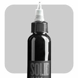 SOLID INK Black Label Organic Tattoo Ink Grey Wash Shading 4 Bottles Set 1oz Size