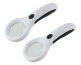 QUALITY OPTICS Easy Grip Illuminated 4x Dual function Magnifier