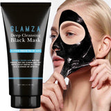 GLAMZA Deep Cleansing Black Charcoal Mask for Nose, Chin, Forehead and Body 50g