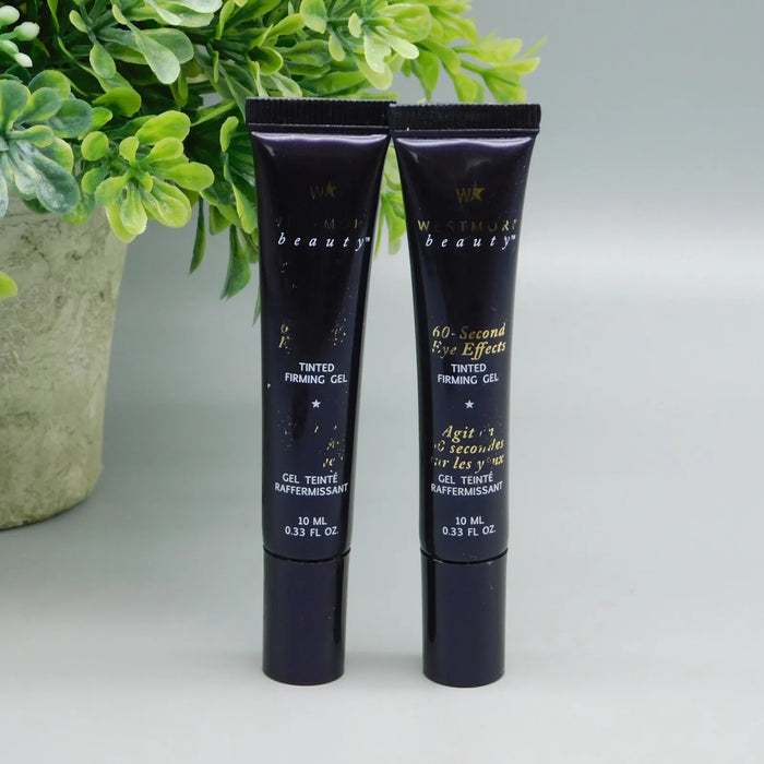 2x Westmore Beauty 60 -Seconds Eye Effects Tinted Firming Gel 0.33 oz