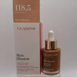 CLARINS Skin Illusion Natural Hydrating Foundation 118.5 CHOCOLATE