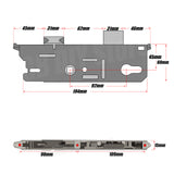 Fuhr Replacement uPVC Gear Box Door Lock Centre Case 45mm Backset Genuine