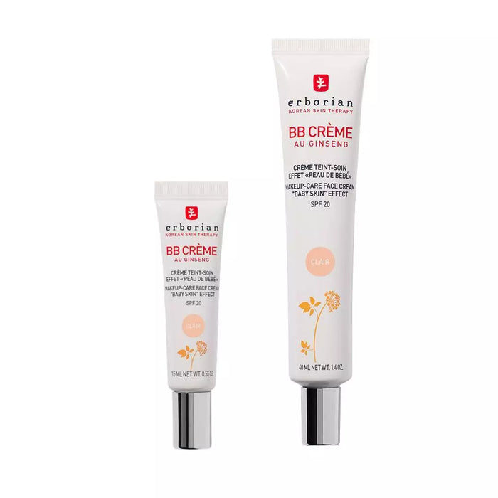 ERBORIAN BB Cream au Ginseng #CLAIR 15mL / 40mL (NEW) SPF20