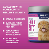 VETERICYN All-in Bone and Joint Dog Supplement for Puppy 90 Tablets 7.3 oz.