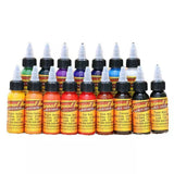 ETERNAL TATTOO INKS 16pcs Tattoo Ink Set 16 Colors Set 1oz 30ml Permanent