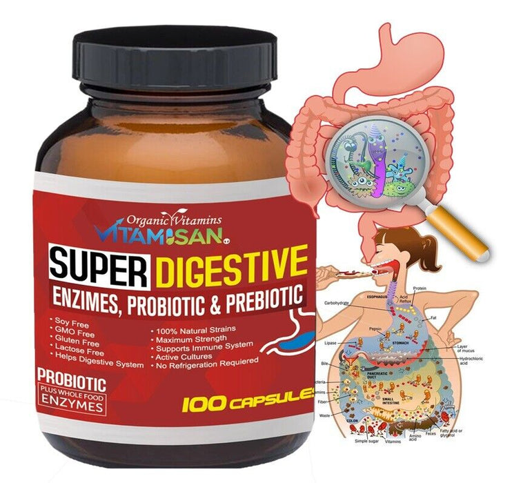 Digestive Enzyme Supplement – Supports Nutrient Breakdown and Digestion – 1 Bottle