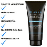 GLAMZA Deep Cleansing Black Charcoal Mask for Nose, Chin, Forehead and Body 50g