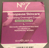 No7 Menopause Skincare Nourishing Overnight Cream - 1.69 fl oz