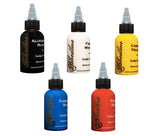 BLOODLINE TATTOO INKS Professional Tattoo Inks Basic Set of 5 Colors 1/2oz Bottle