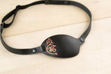 MIGHARDA Leather Eye Patch, Eye Patch, Eyepatch, Black Eye Patch, Woman Eye Patch