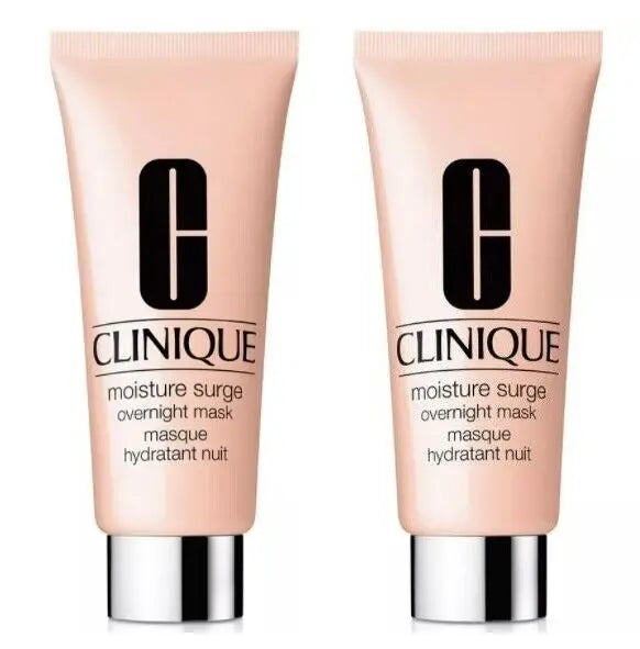 CLINIQUE 2x Clinique Moisture Surge Overnight Face Mask Full Size 3.4oz/100ml