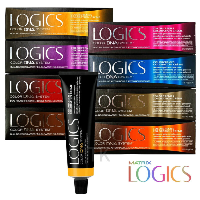 MATRIX Logics DNA Colorcremes Permanent + Demi 2oz (Demi 4R)