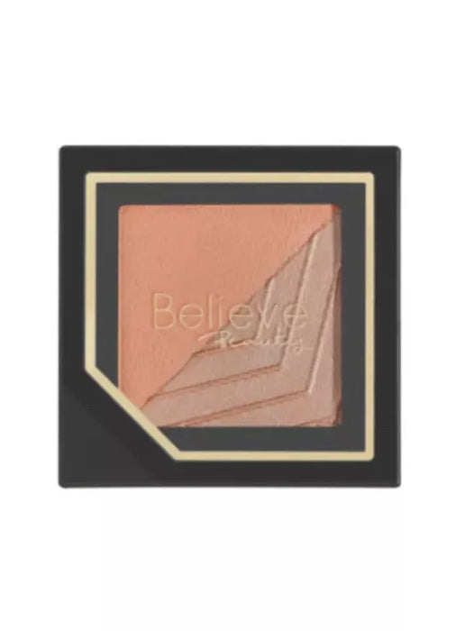 BELIEVE BEAUTY Major Monochrome Matte & Shimmer Blush Duo Risky Business