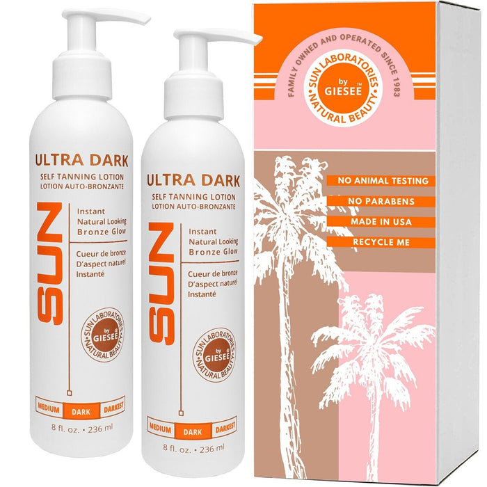 Sun Laboratories Ultra Dark Self Tanning Lotion - Set of 2-8 fl oz
