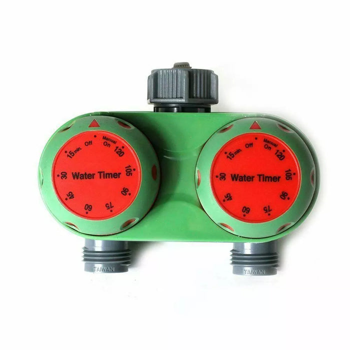 GARDEN LUXE Dual Mechanical Water Timer for Water Hose