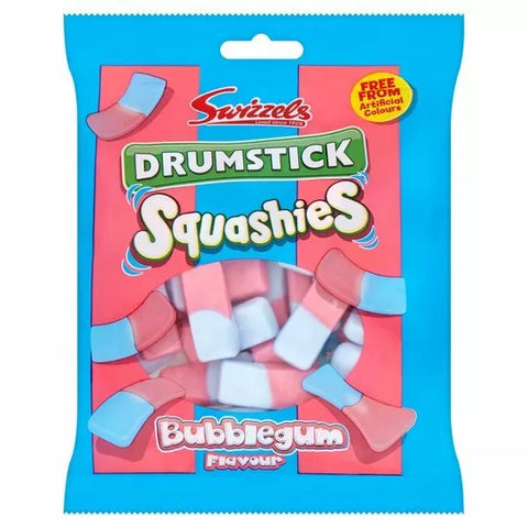 SWIZZELS Drumstick Squashies Bubblegum Flavor Gummies 120g