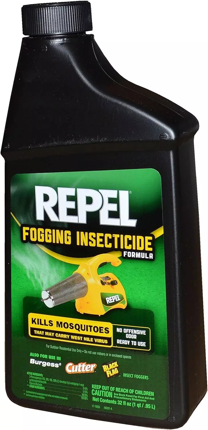 Cutter Insecticide Repel Fogging Insecticide 32oz For Cutter Burgess Black Flag Insect Fo