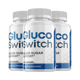 GLUCO SWITCH Pills - GlucoSwitch Pills For Blood Sugar Support-180 Caps (3-Pack )