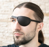 MIGHARDA Leather Eye Patch, Dragon Eye Patch, Black Eye Patch, Cosplay Eye Patch